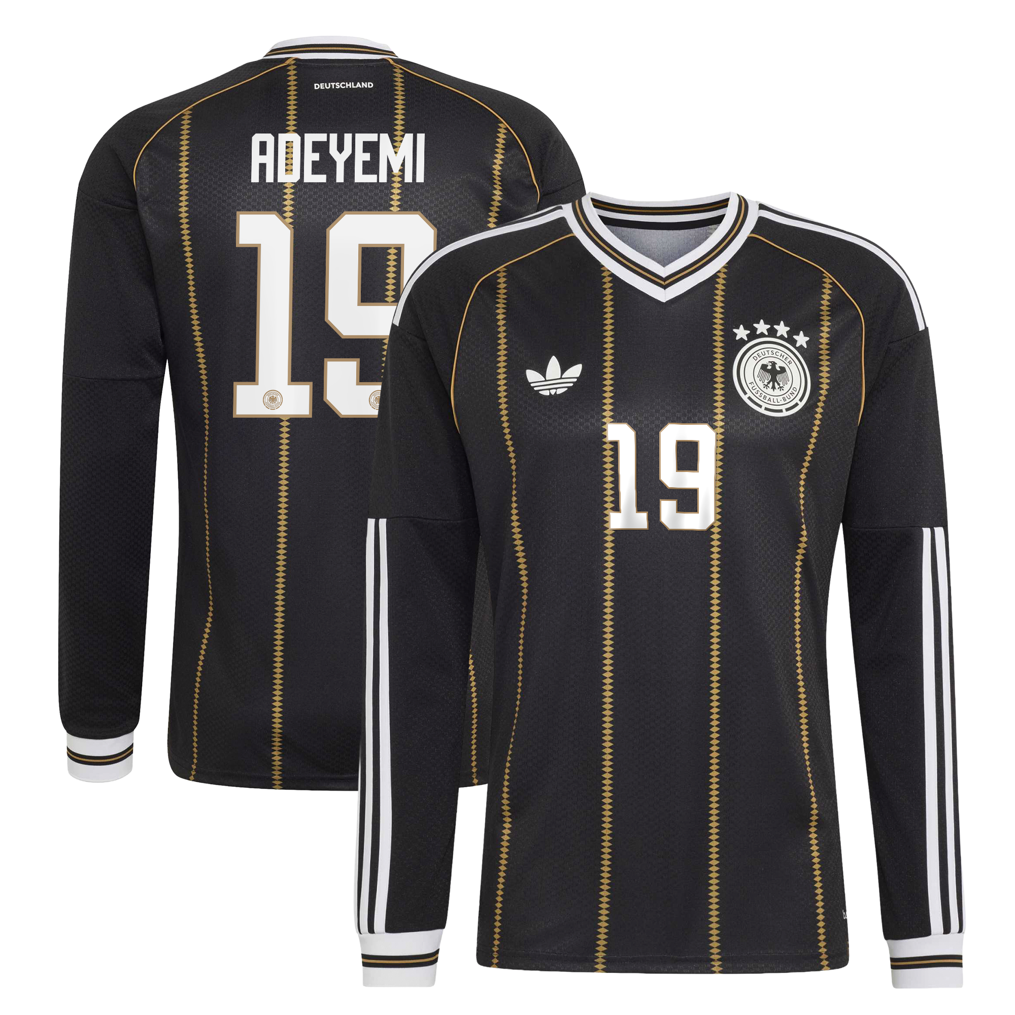 Germany National Team adidas Third Shirt 2026 - Long Sleeve with Adeyemi 19 printing, , rebel_hi-res
