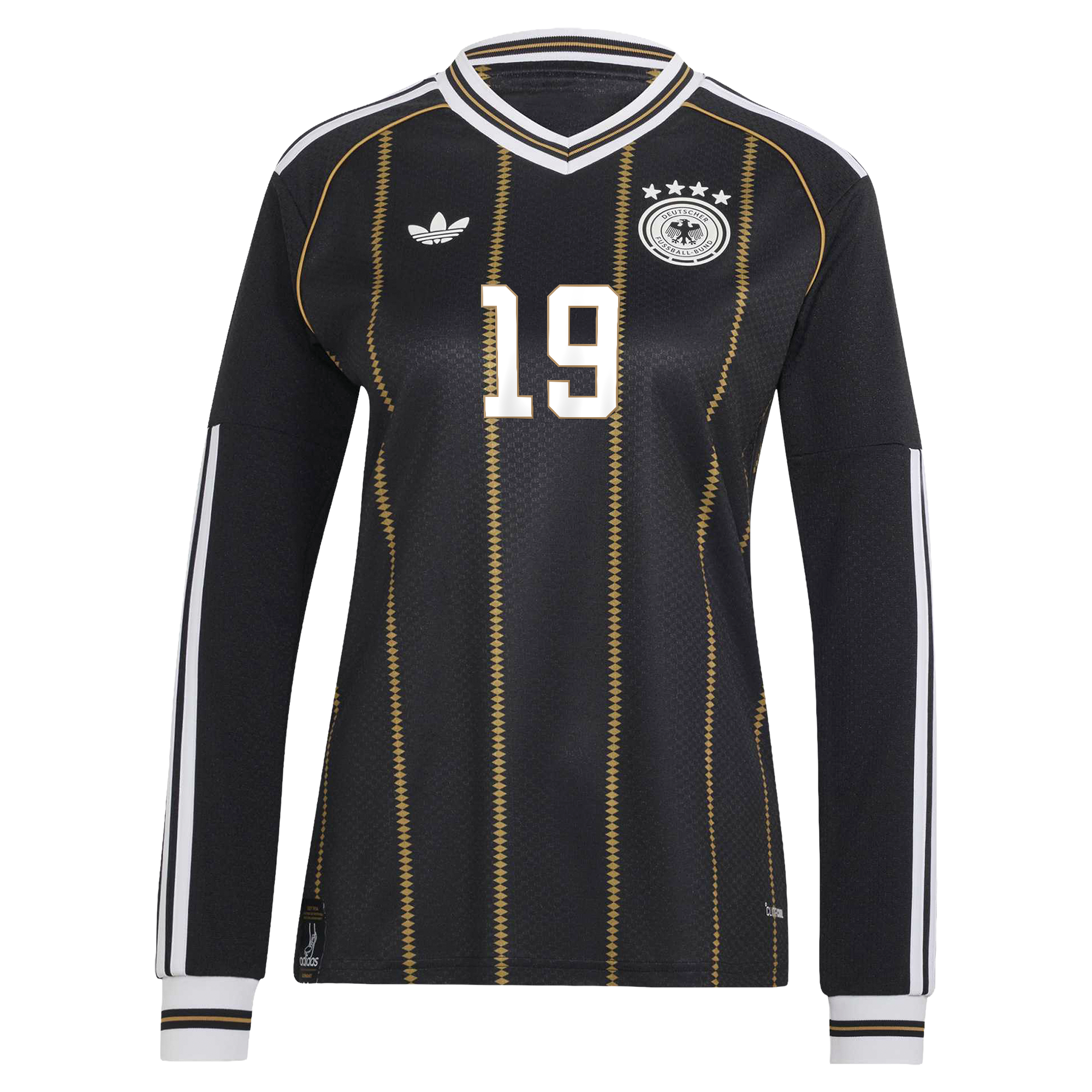 Germany National Team adidas Third Shirt 2026 - Long Sleeve - Womens with Adeyemi 19 printing, , rebel_hi-res