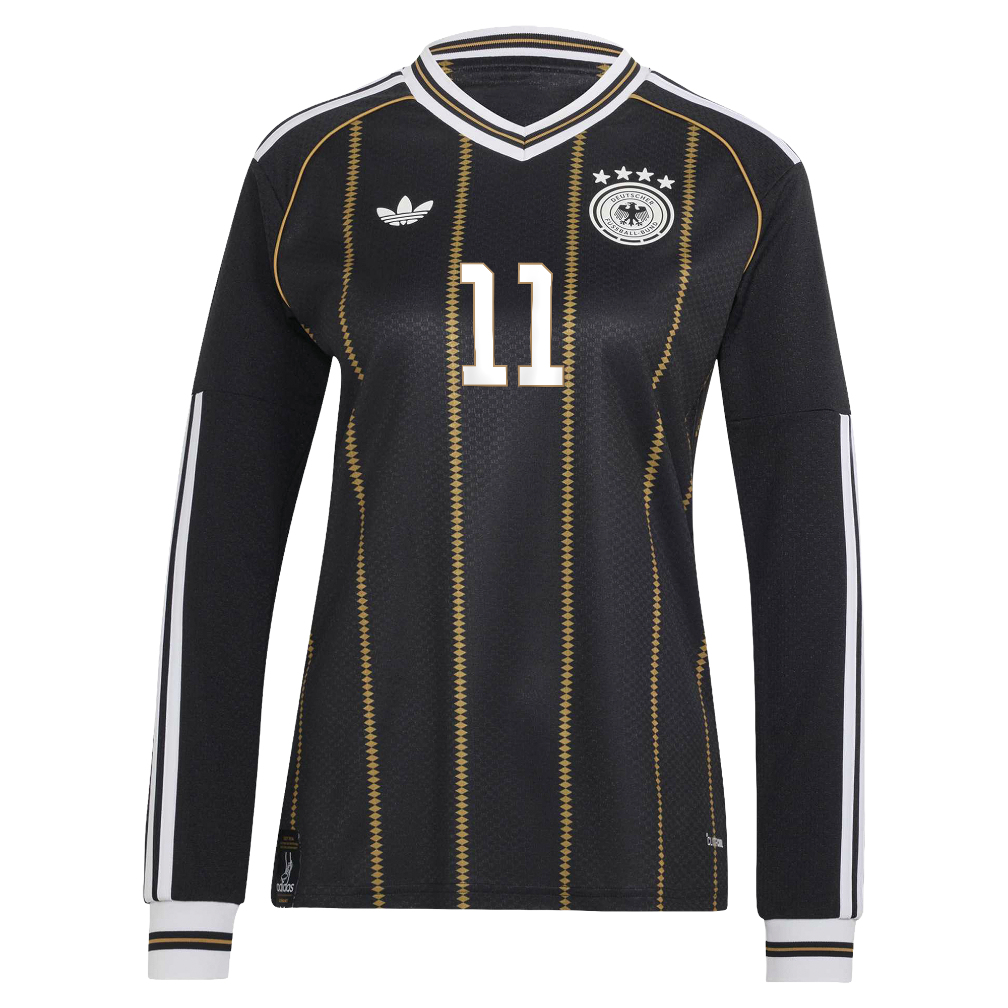 Germany National Team adidas Third Shirt 2026 - Long Sleeve - Womens with Woltemade 11 printing, , rebel_hi-res