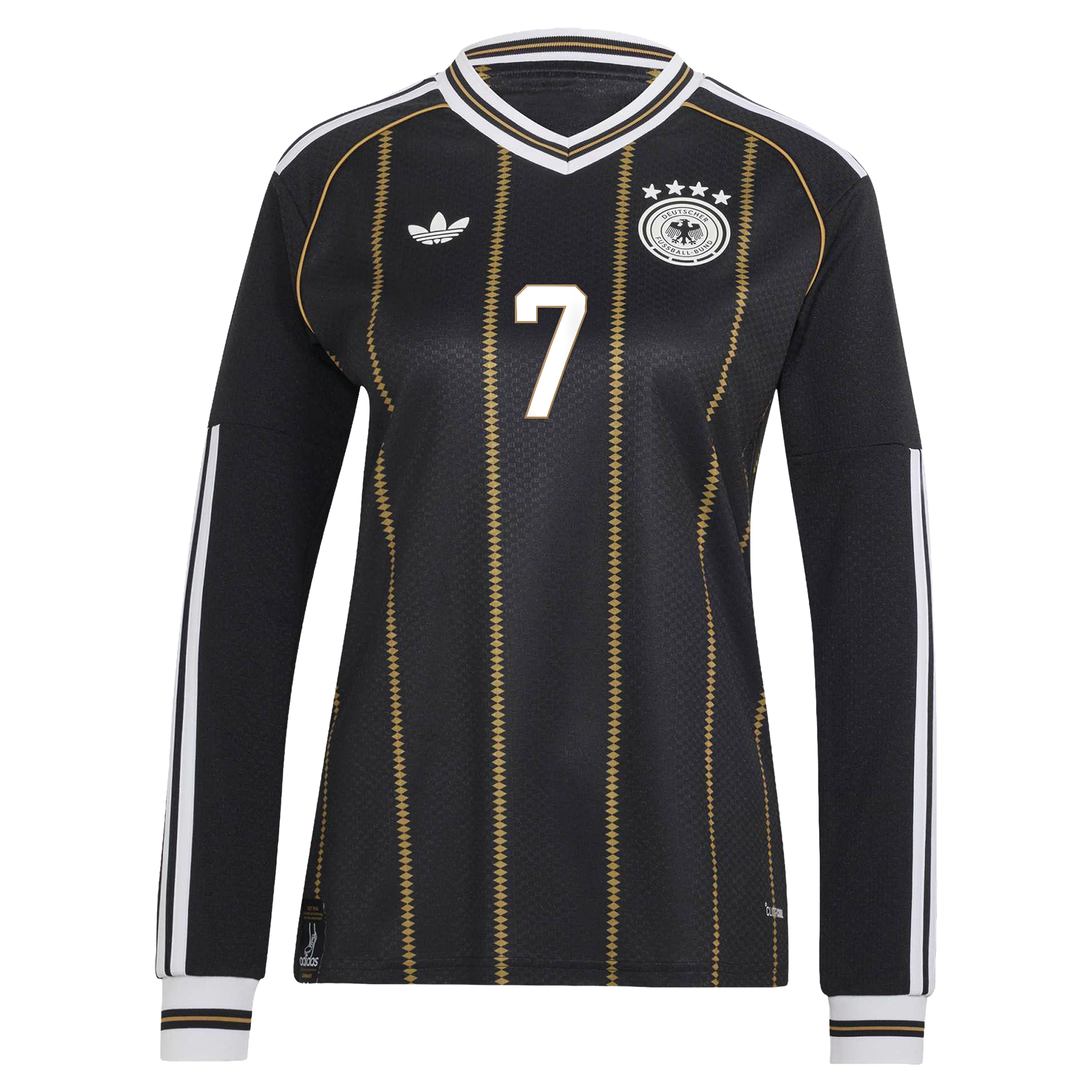 Germany National Team adidas Third Shirt 2026 - Long Sleeve - Womens with Havertz 7 printing, , rebel_hi-res