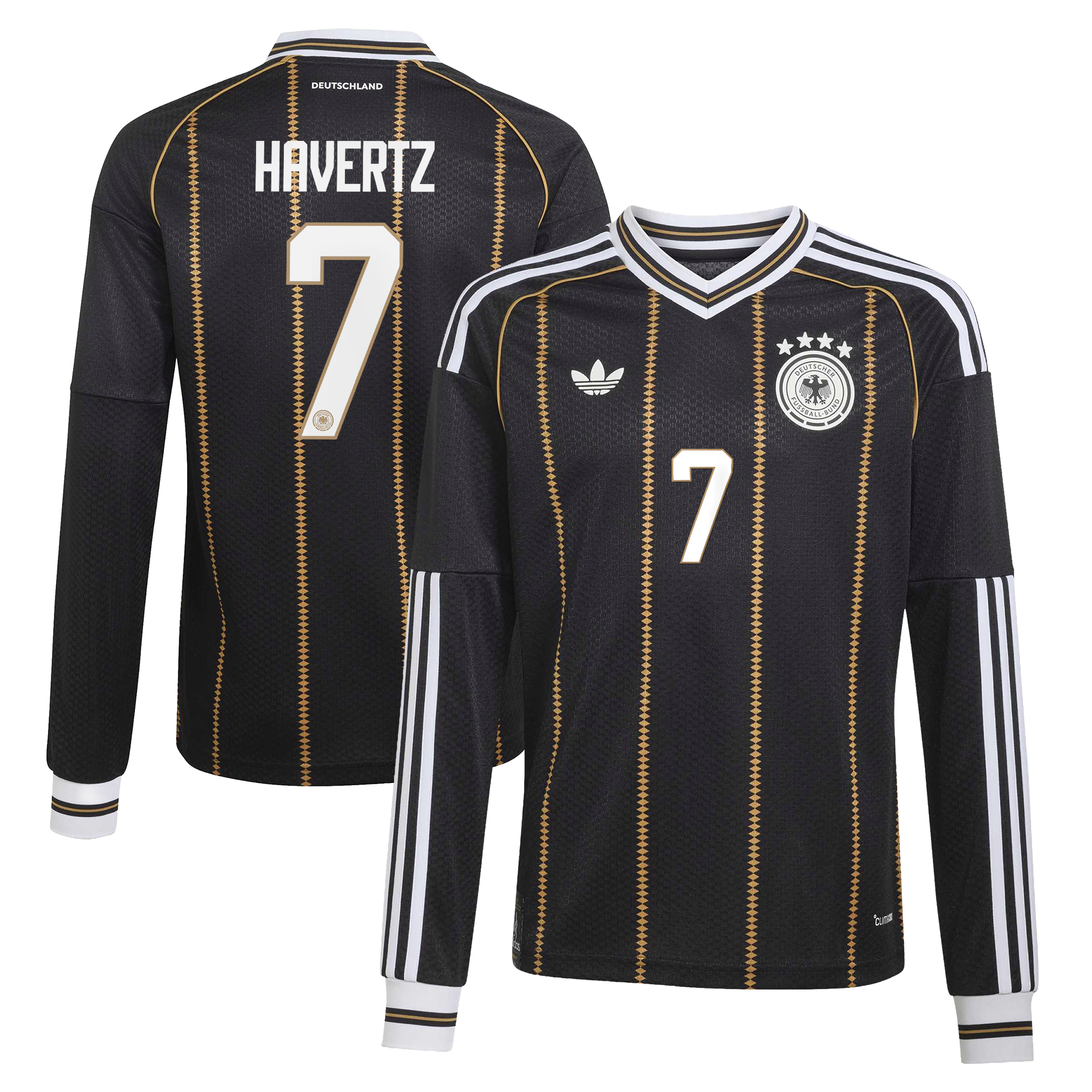 Germany National Team adidas Third Shirt 2026 - Long Sleeve - Kids with Havertz 7 printing, , rebel_hi-res