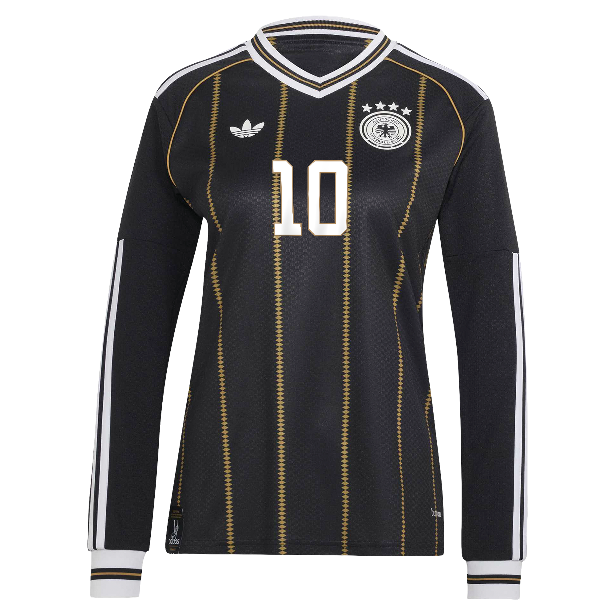 Germany National Team adidas Third Shirt 2026 - Long Sleeve - Womens with Musiala 10 printing, , rebel_hi-res