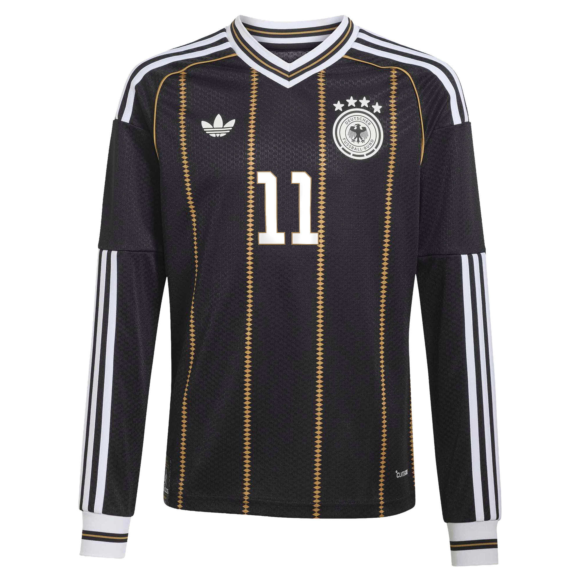Germany National Team adidas Third Shirt 2026 - Long Sleeve - Kids with Woltemade 11 printing, , rebel_hi-res