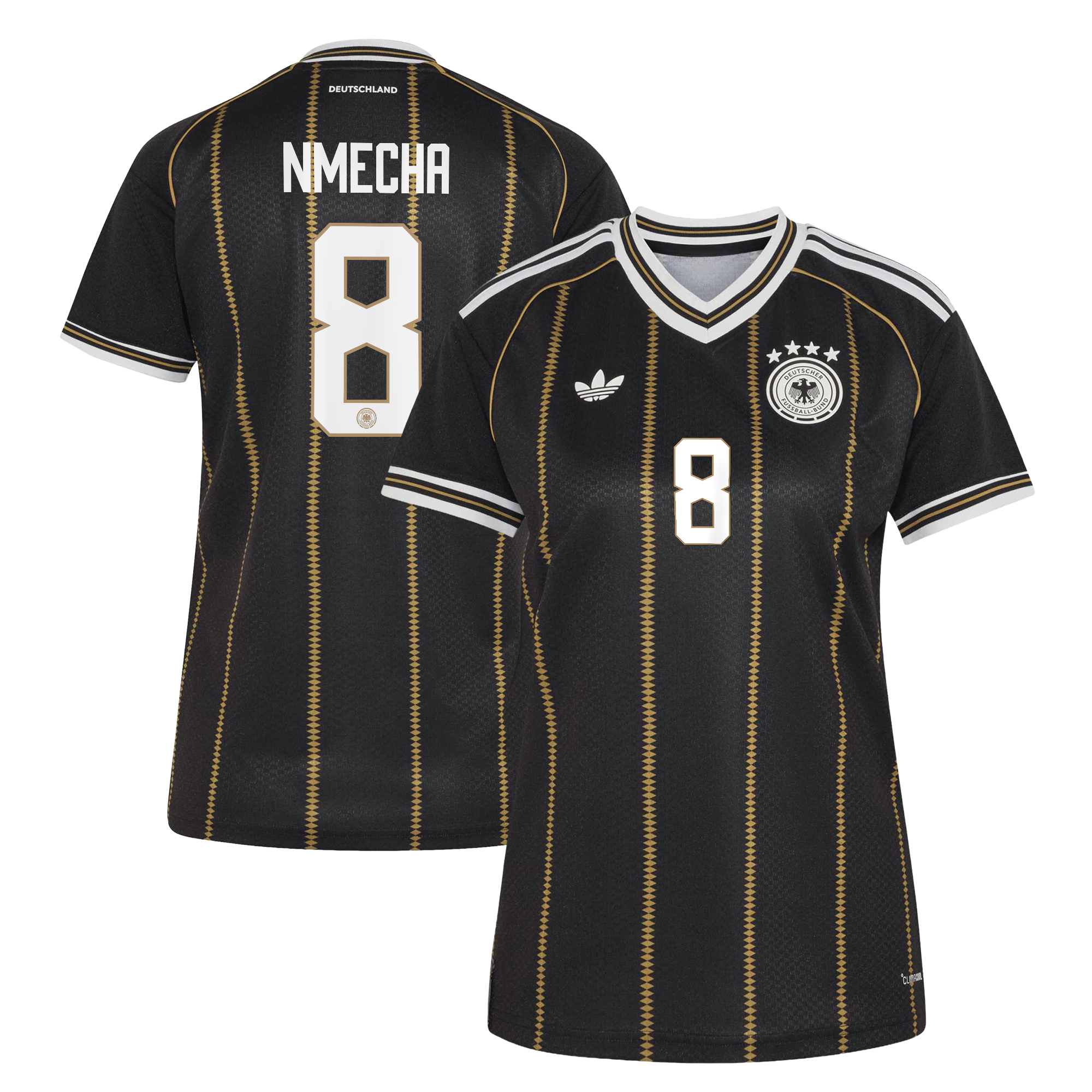 Germany National Team adidas Third Shirt 2026 - Womens with Nmecha 8 printing, , rebel_hi-res