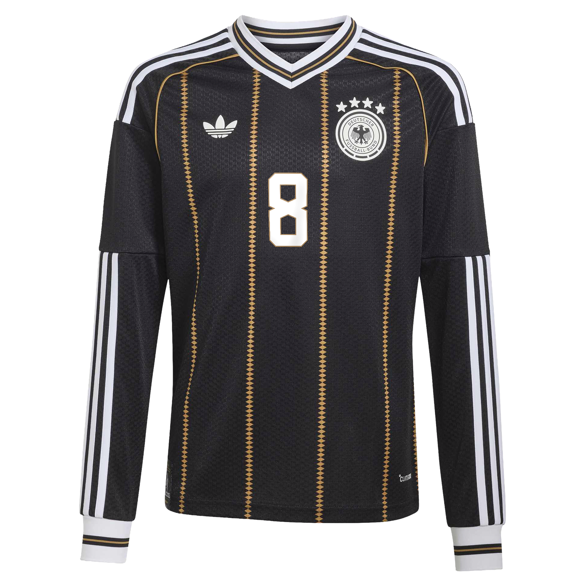 Germany National Team adidas Third Shirt 2026 - Long Sleeve - Kids with Nmecha 8 printing, , rebel_hi-res