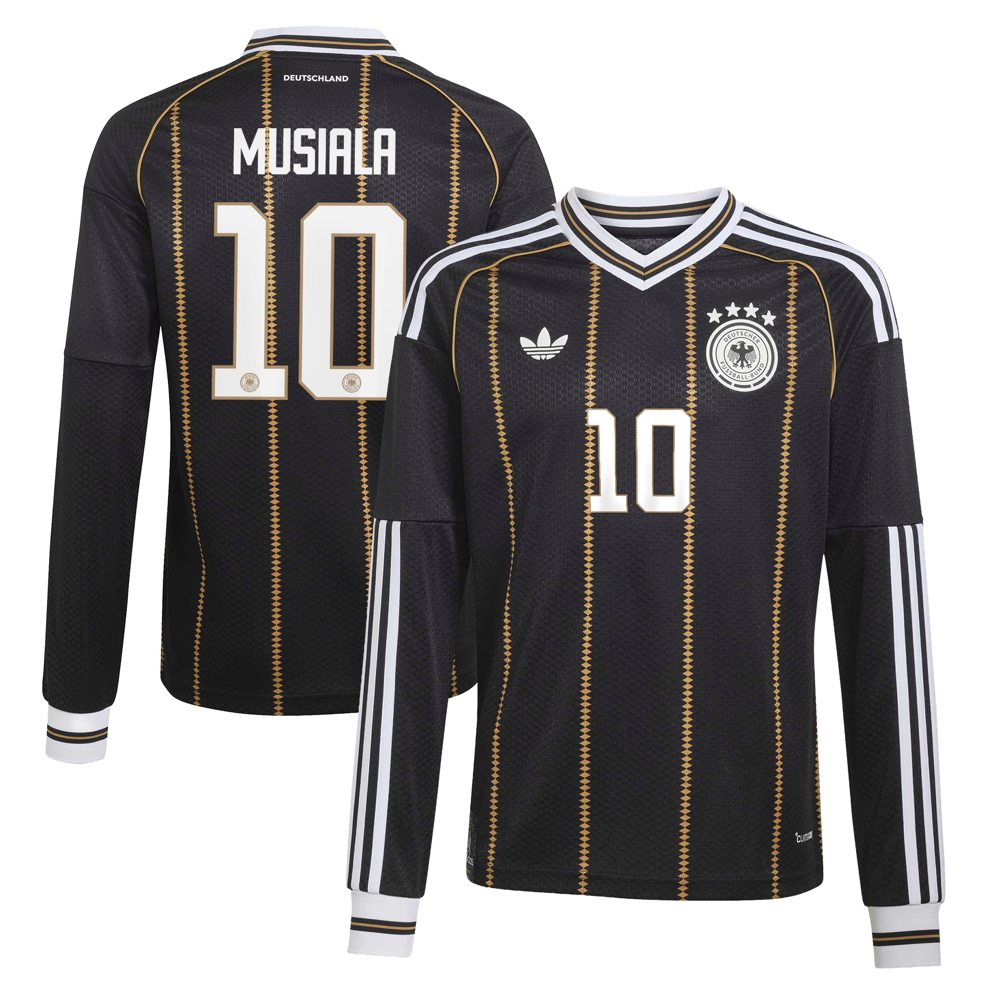 Germany National Team adidas Third Shirt 2026 - Long Sleeve - Kids with Musiala 10 printing, , rebel_hi-res