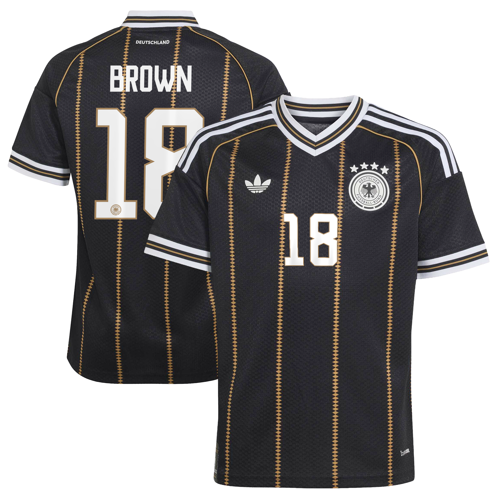 Germany National Team adidas Third Shirt 2026 - Kids with Brown 18 printing, , rebel_hi-res