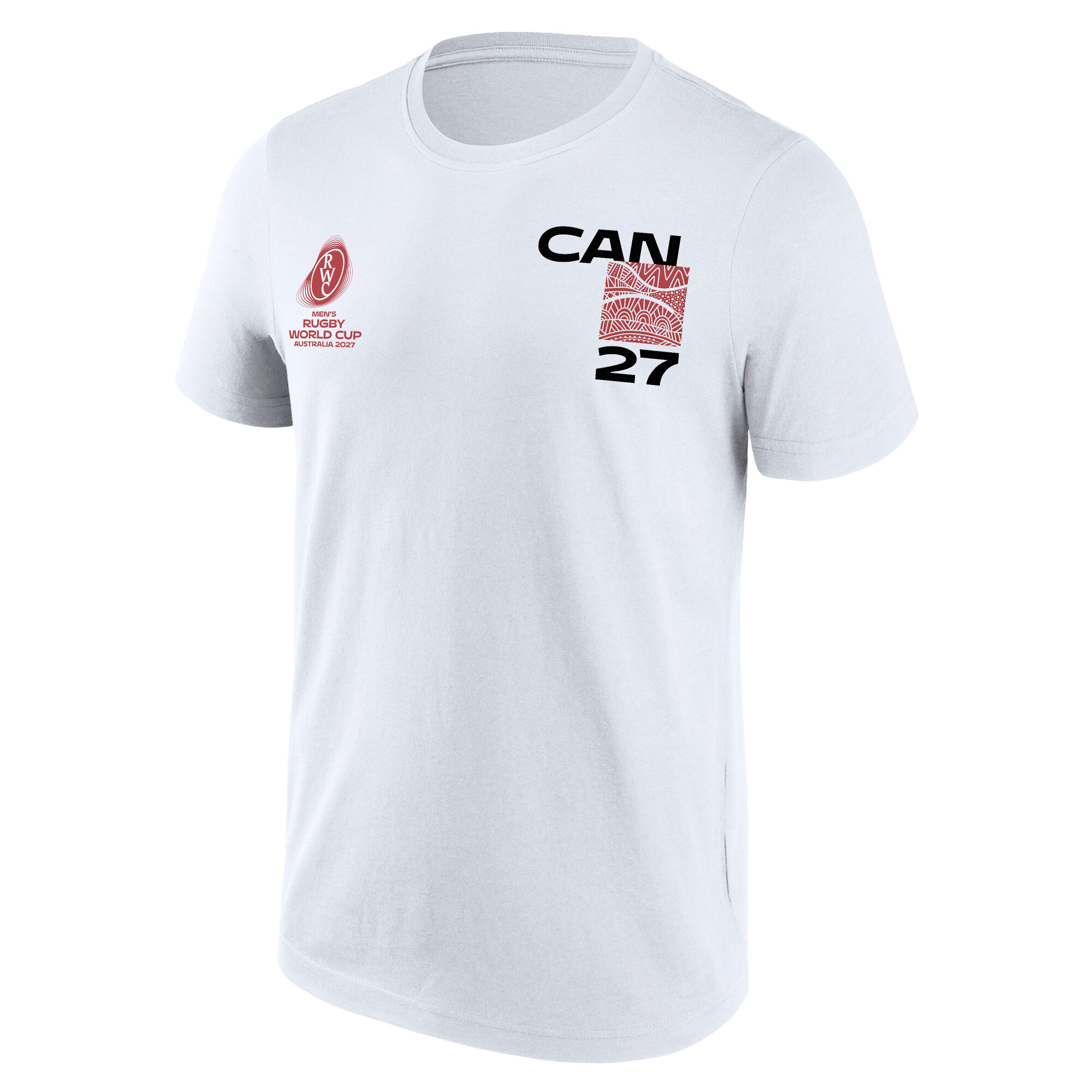 Canada Rugby Supporter Graphic T-Shirt - White, , rebel_hi-res