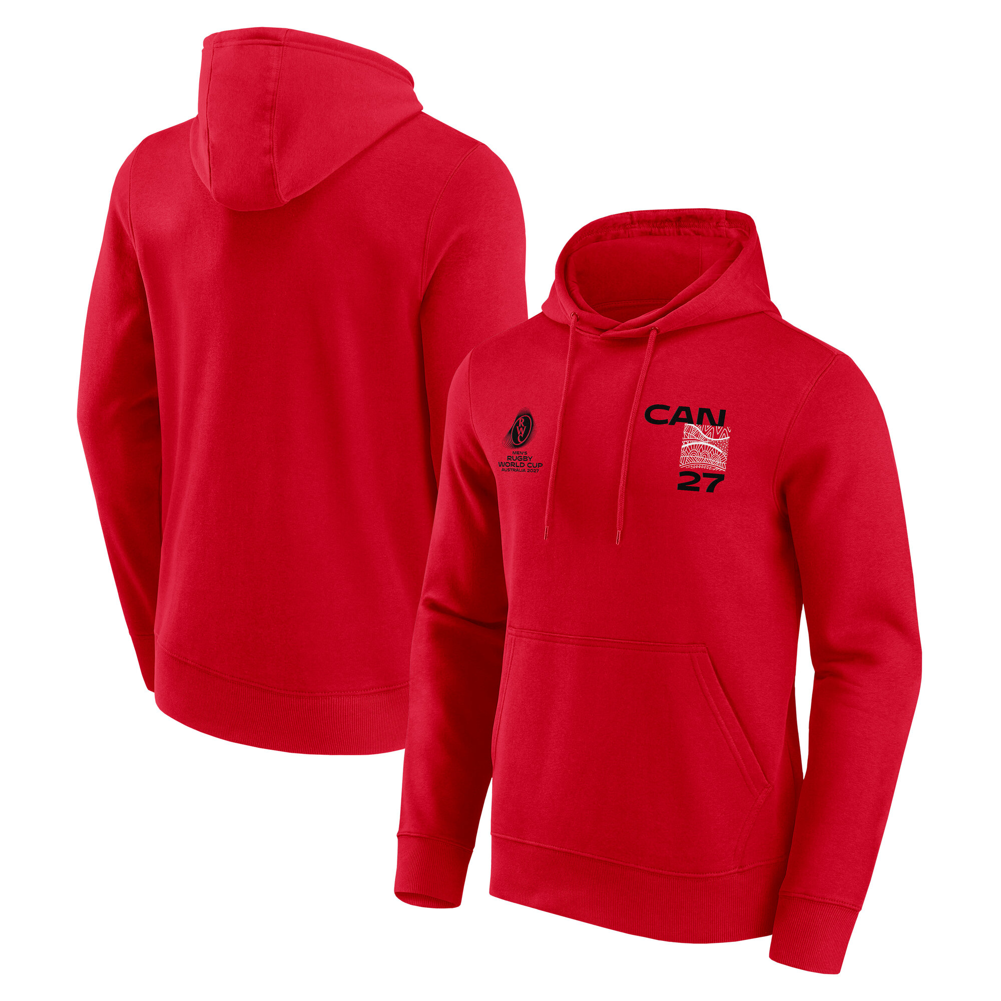 Canada Rugby Supporter Graphic Hoodie - Red, , rebel_hi-res