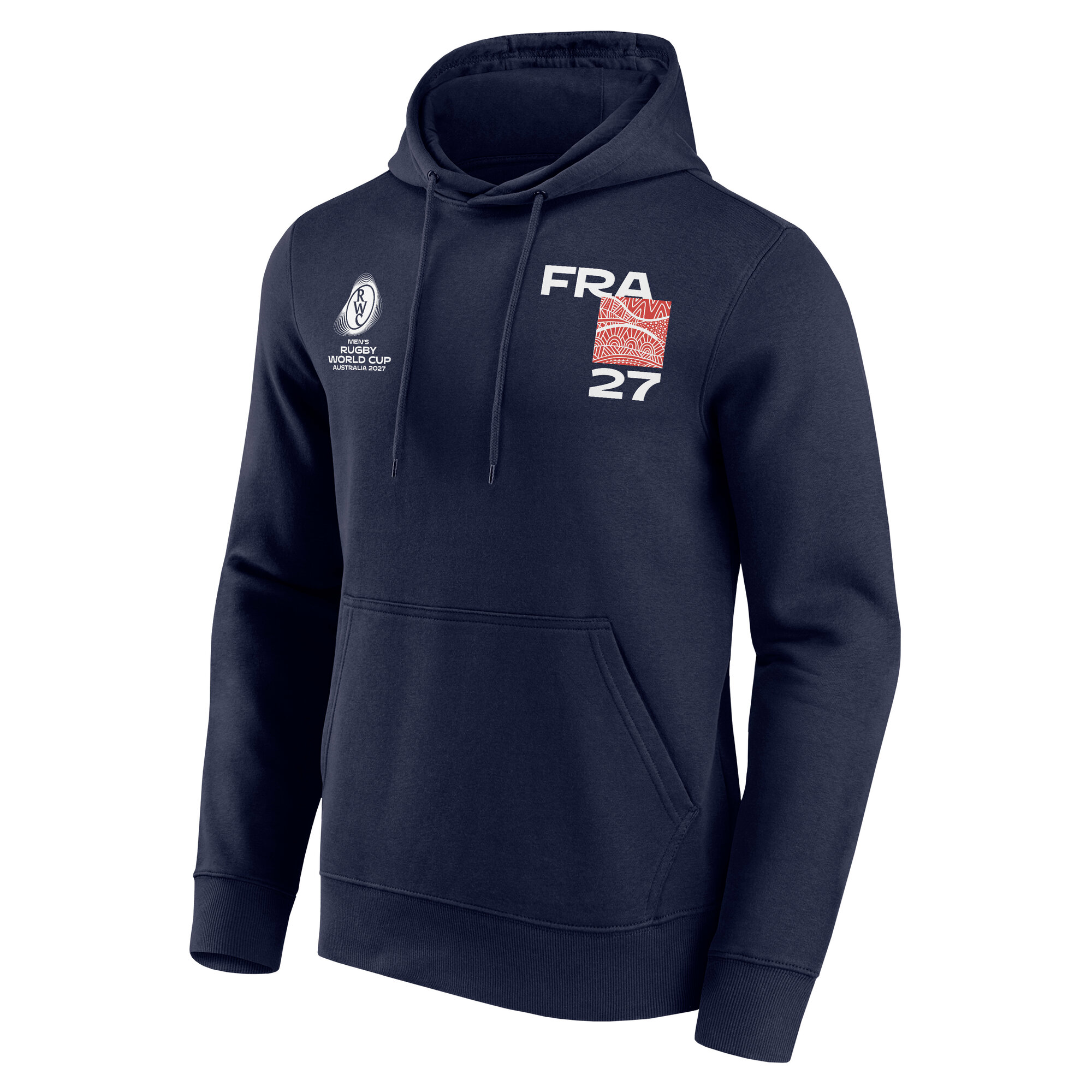 France Rugby Supporter Graphic Hoodie - Navy, , rebel_hi-res